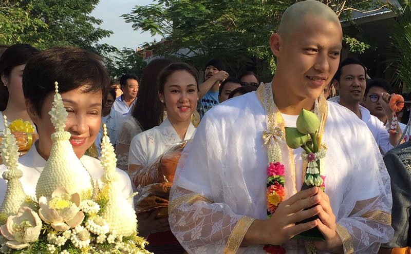 การจัดงานบวช
