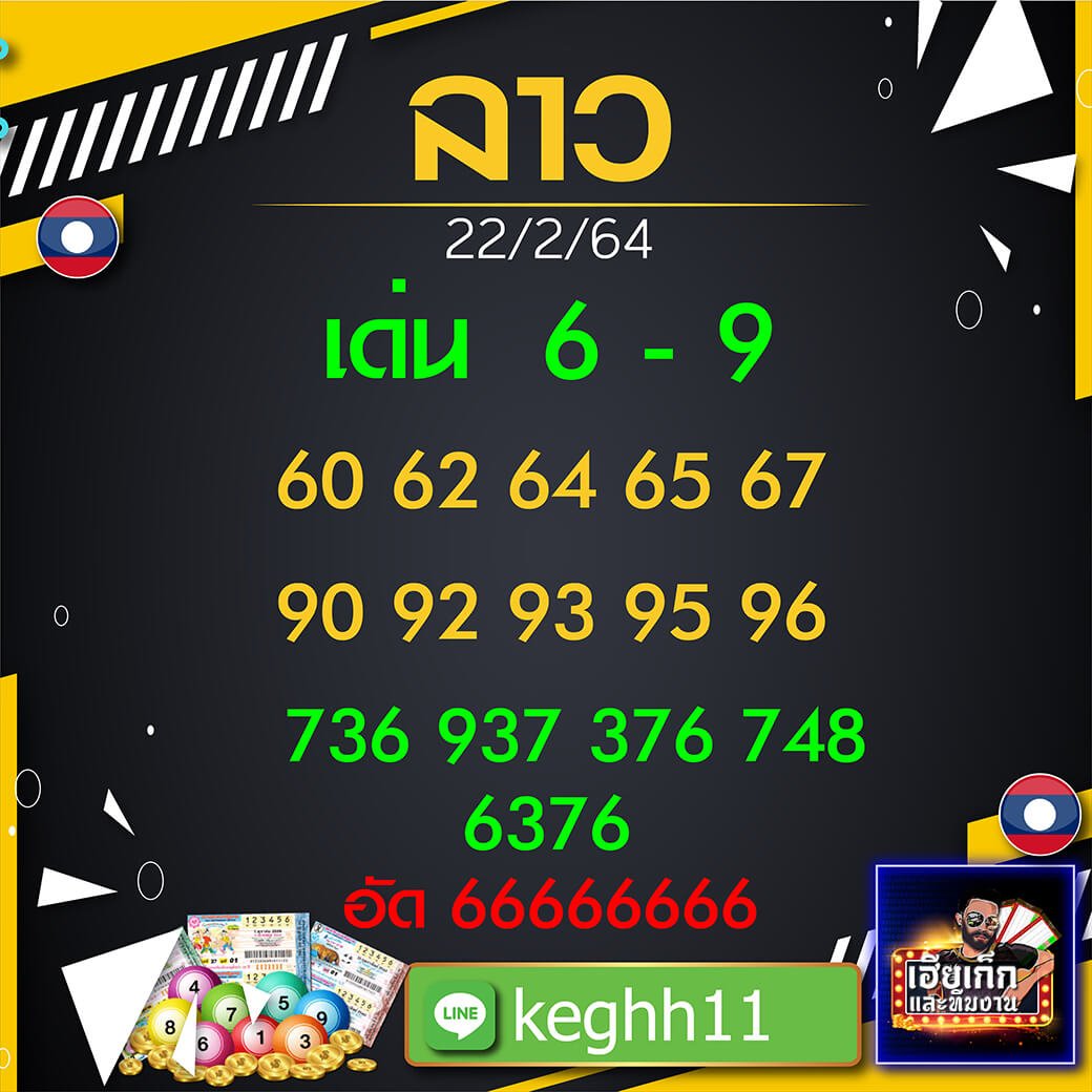 แนวทางหวยฮานอย เฮียเก็ก 22/02/64
