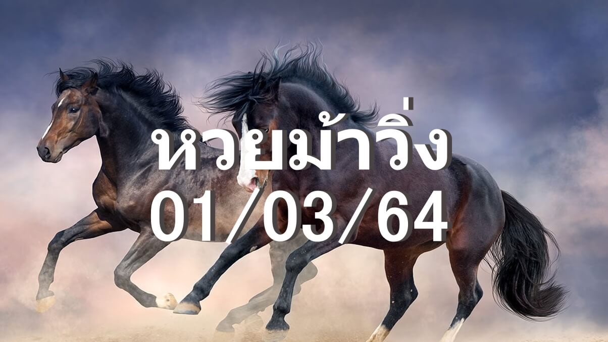 หวยม้าวิ่ง 01/03/64
