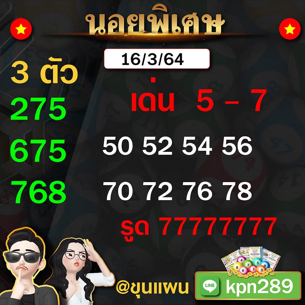 หวยฮานอย16/03/64