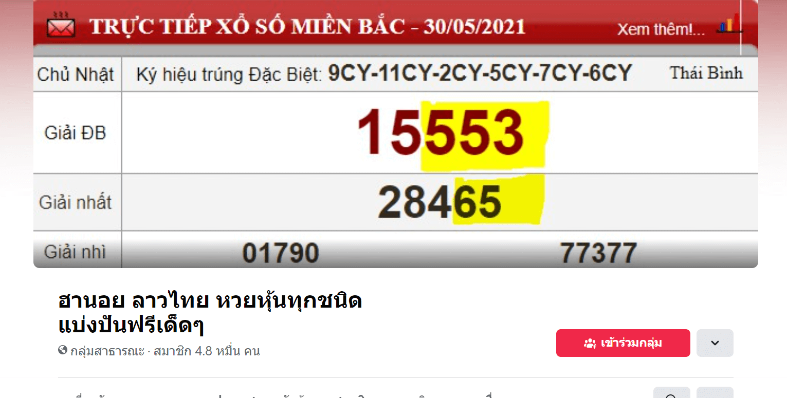กลุ่มหวยฮานอย