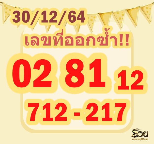 เลขเด็ด30/12/64