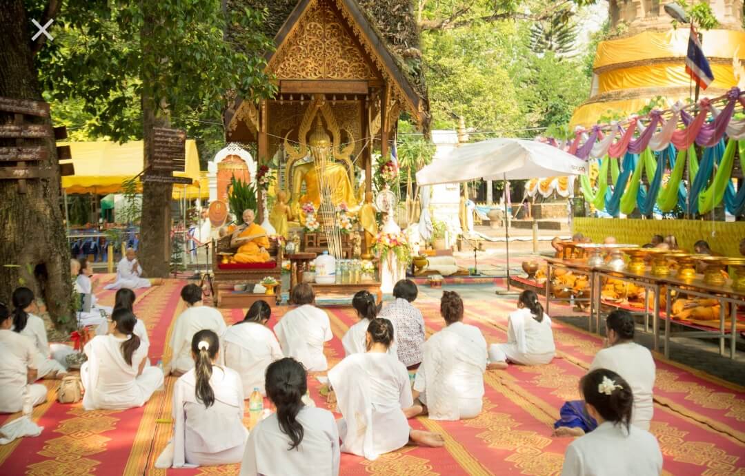 ปฏิบัติธรรมที่วัด